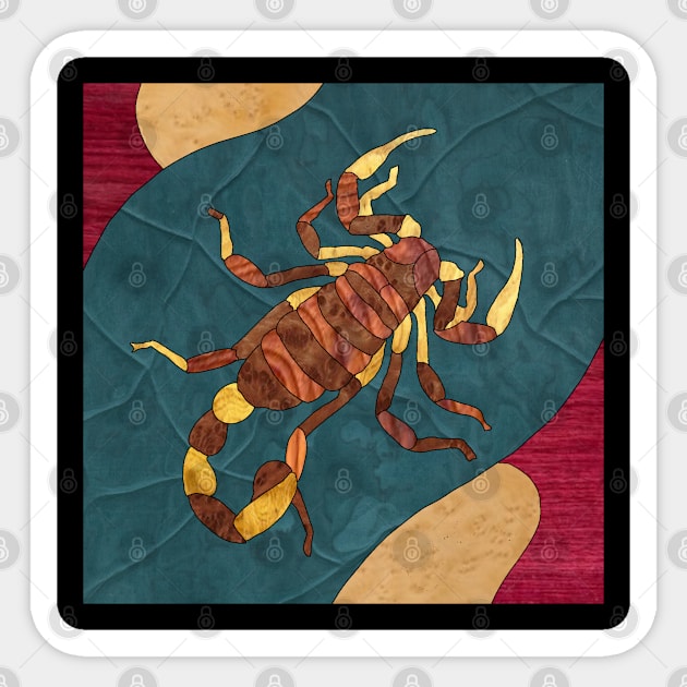 Desert Scorpion Sticker by Gregg Standridge